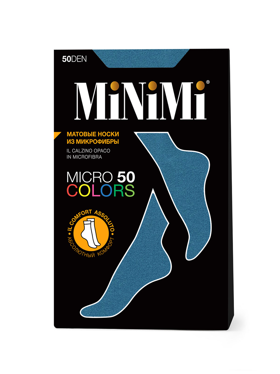 MICRO COLORS 50 den Эластичные носки из микрофибры MINIMI