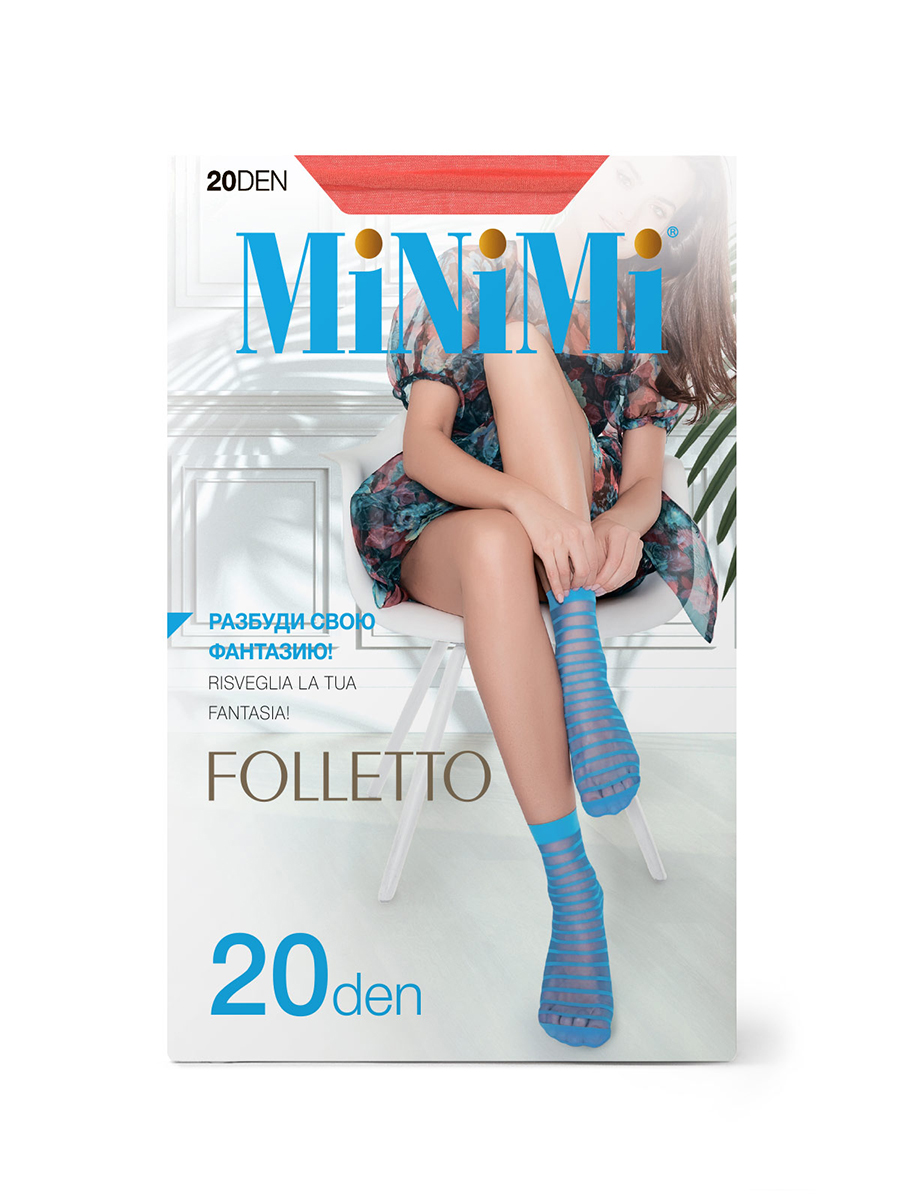 FOLLETTO 20 den Эластичные носки в полоску MINIMI